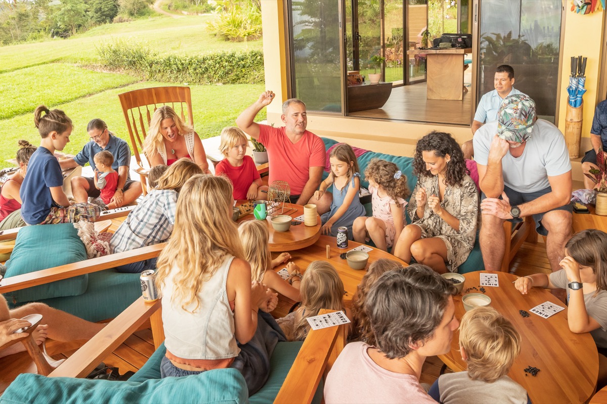 Family connection and natural play at Kinkára